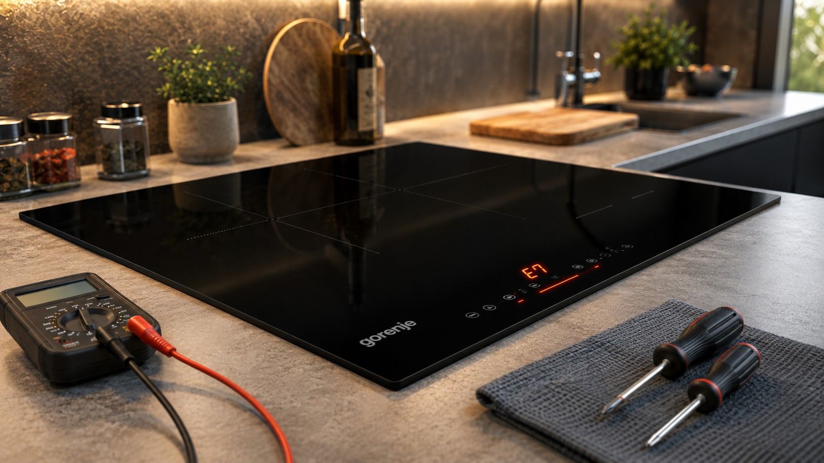 Коди помилок індукційних плит Gorenje