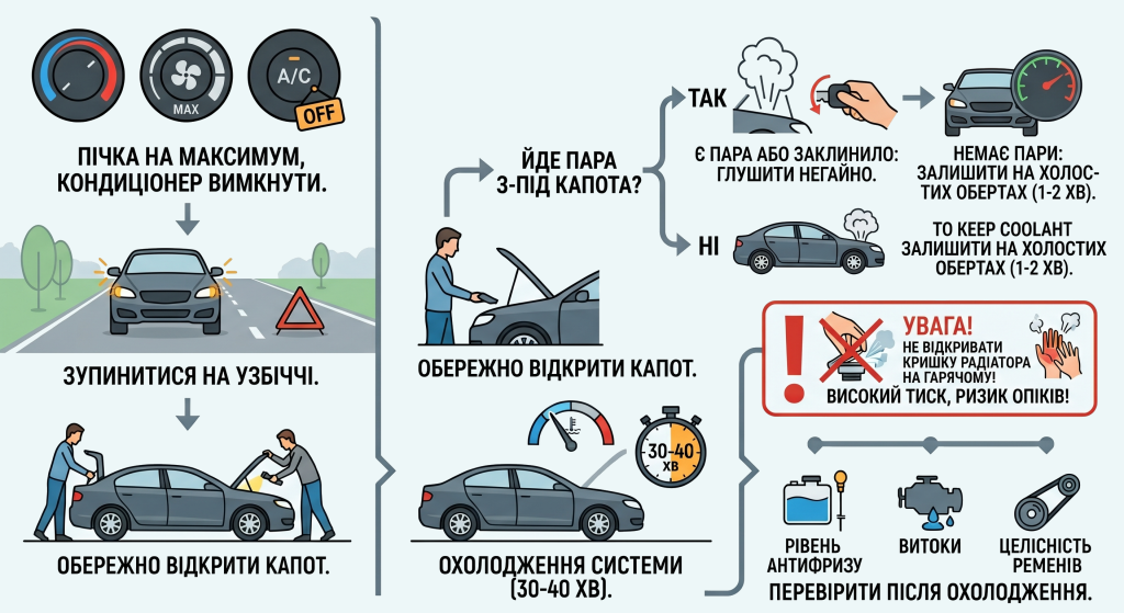 чому перегрівається двигун