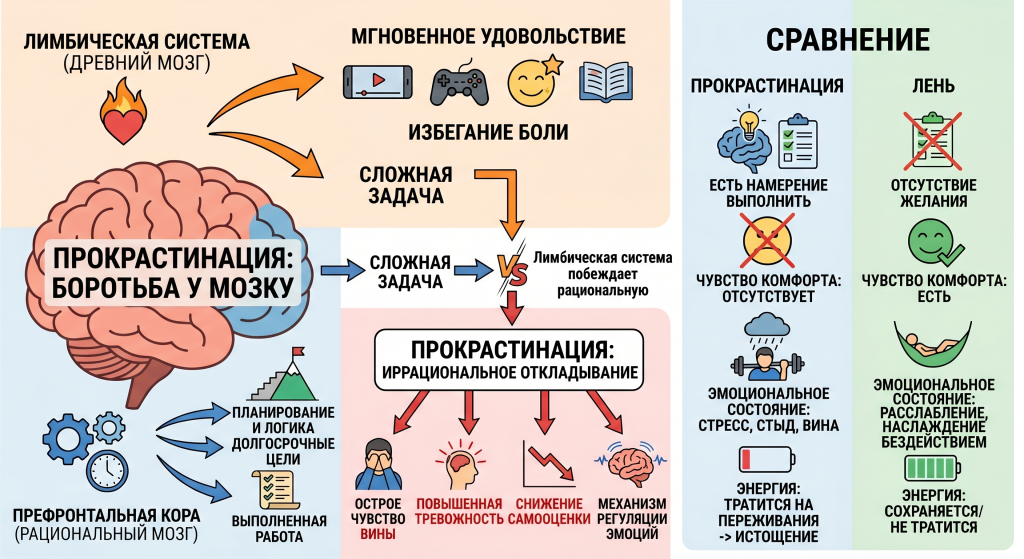 что такое прокрастинация