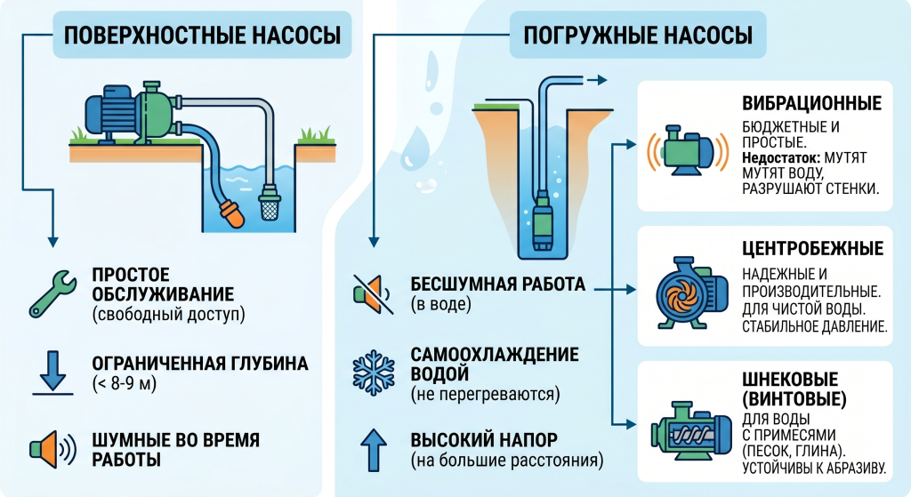 глубинный насос для колодца