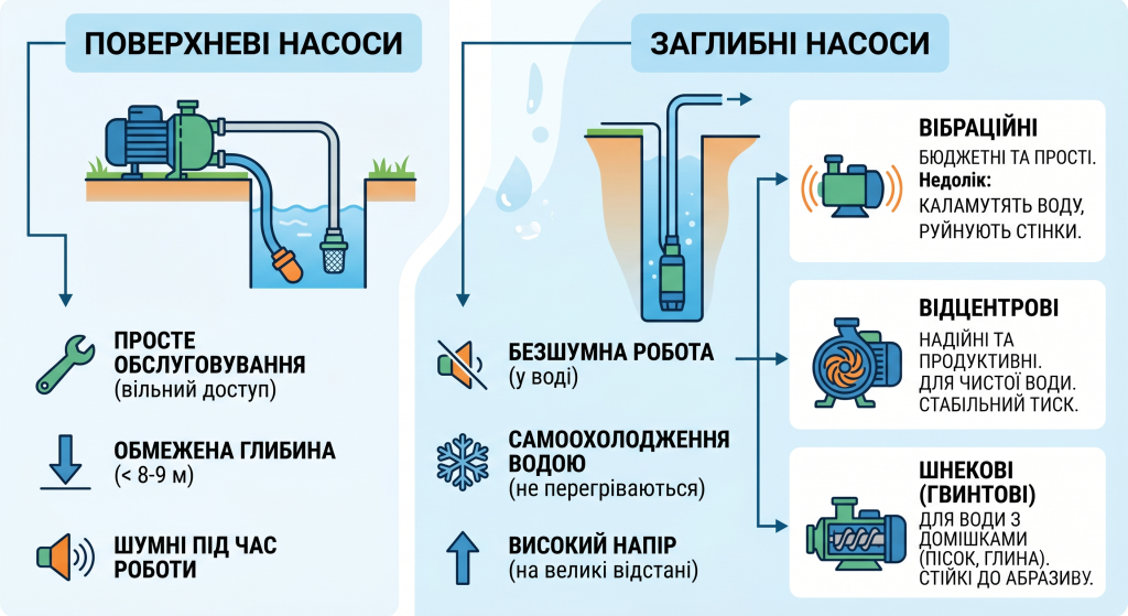 глибинний насос для криниці
