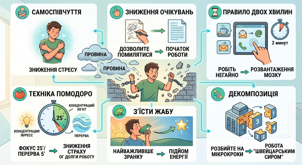 як боротися з прокрастинацією