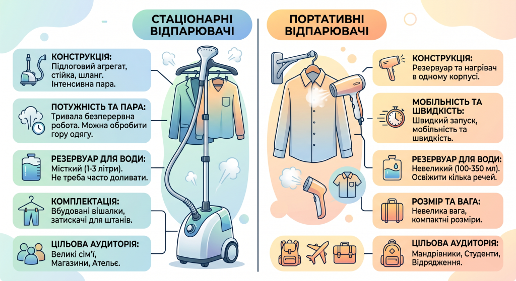 як вибрати відпарювач