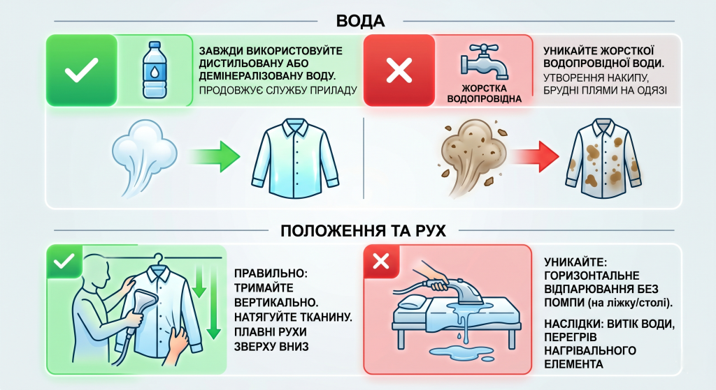як вибрати відпарювач ручний