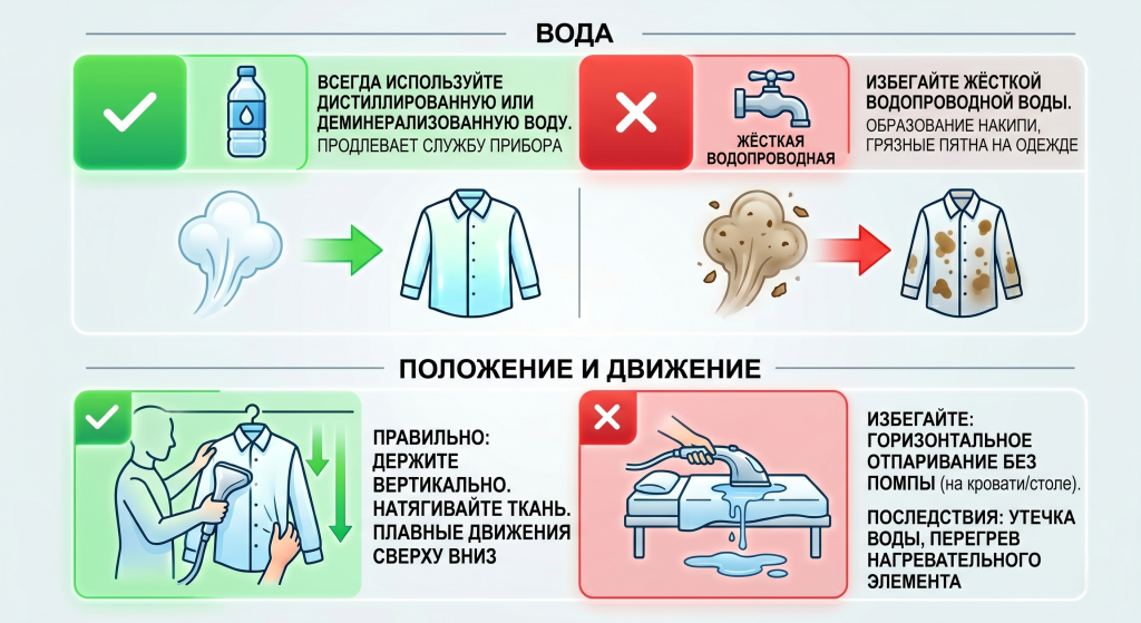 как выбрать отпариватель ручной