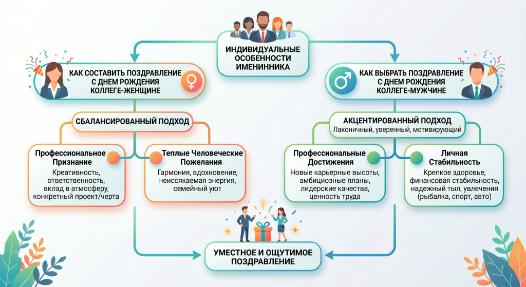 поздравление коллеге с днем ​​рождения