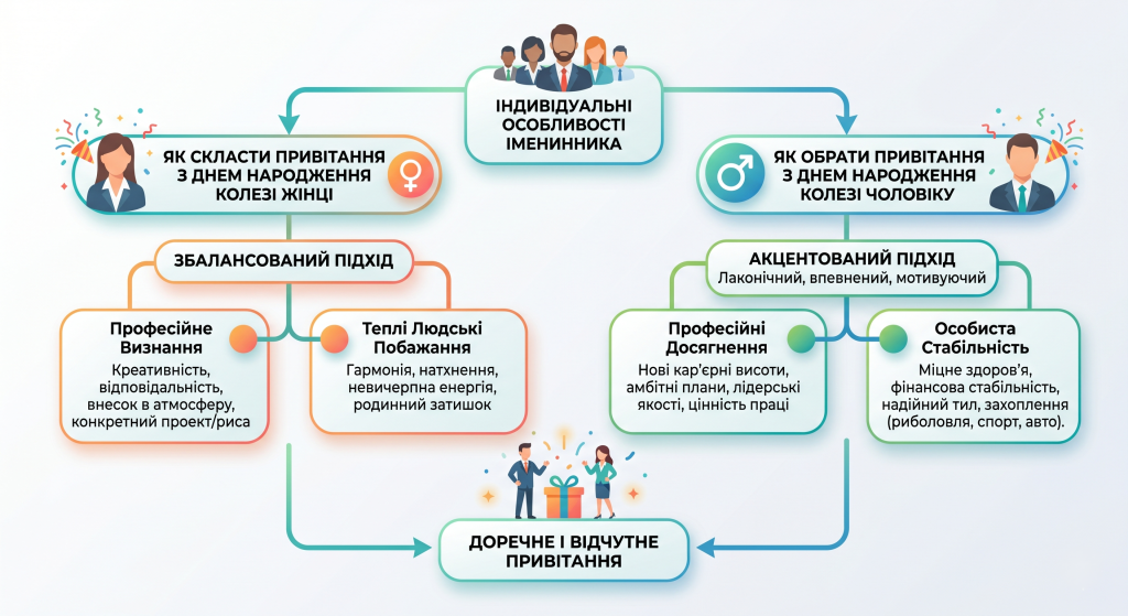 привітання колезі з днем народження