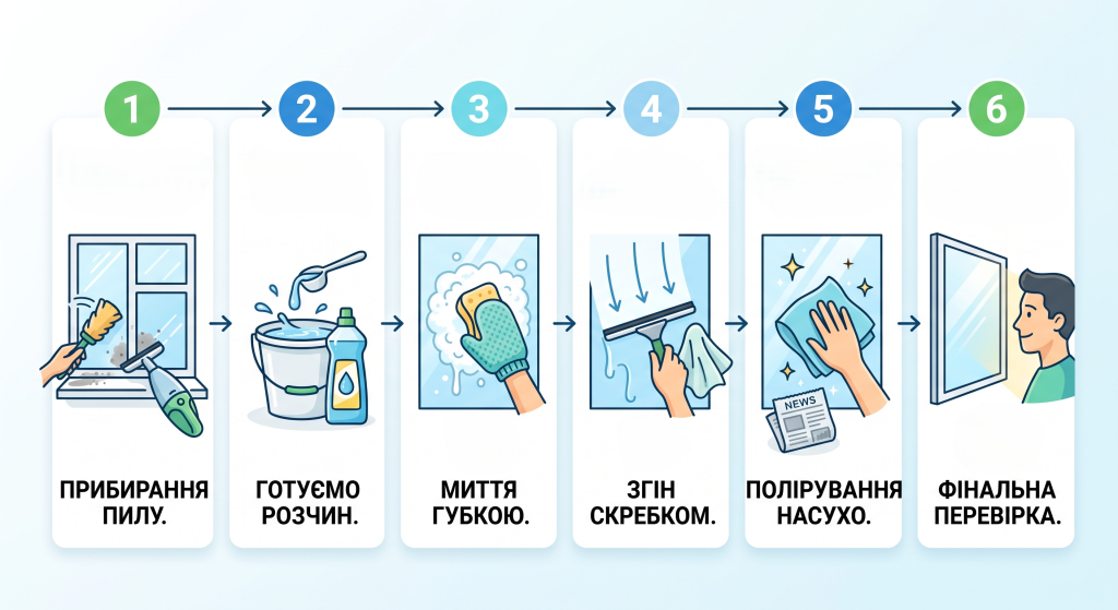 як помити вікна без розводів в домашніх умовах