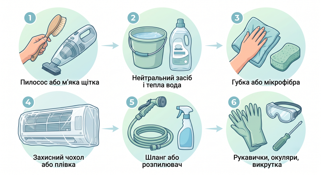 як самостійно почистити кондиціонер