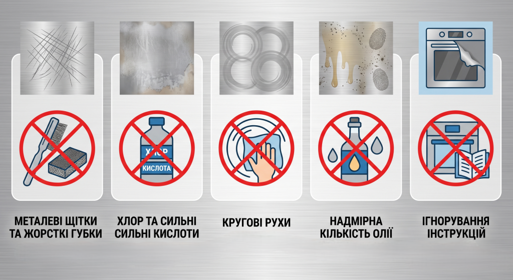 як відполірувати нержавійку