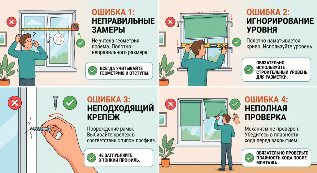 как прикрепить роллеты на окно
