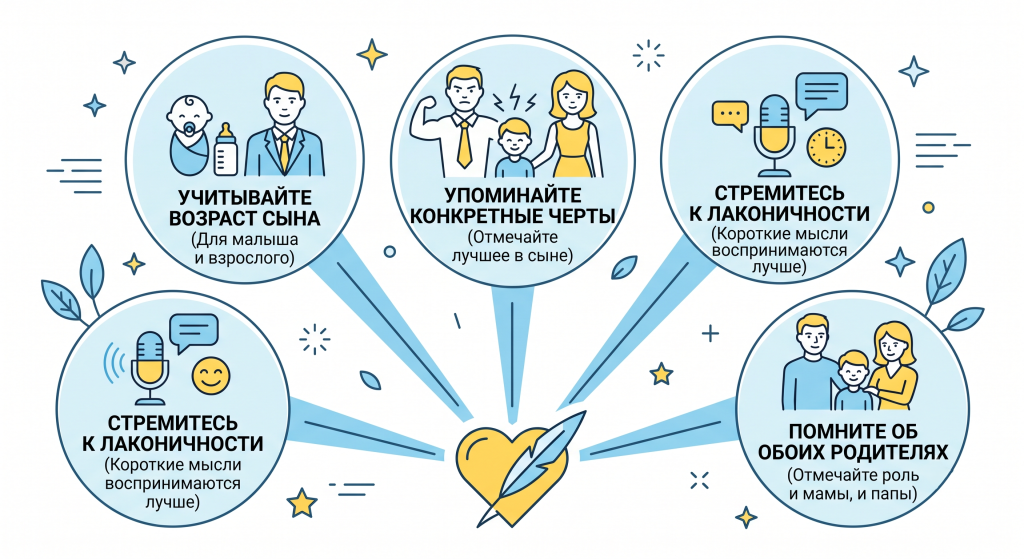 поздравление родителям с днем рождения сына