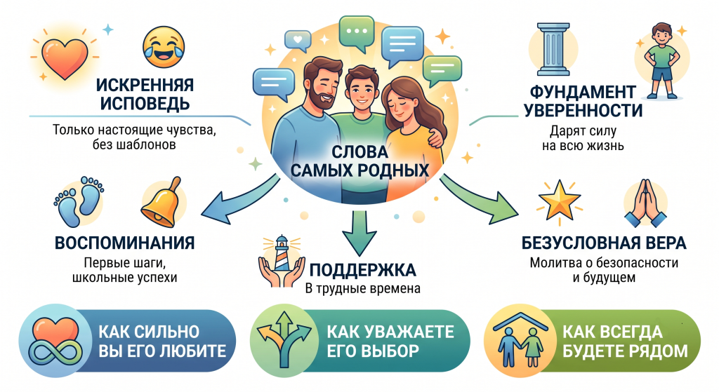 поздравление с днем рождения сына своими словами до слез от родителей