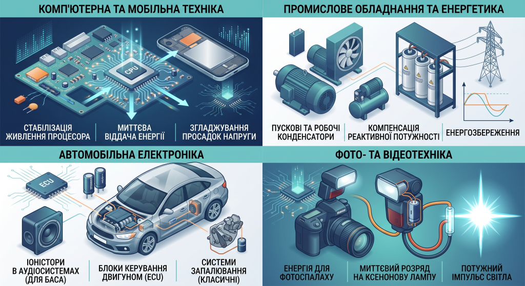 що таке конденсатор для чого він призначений